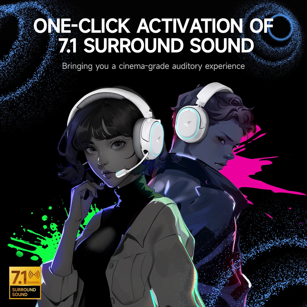 Picun G2 Wireless Gamer Headset