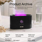 Difusor Aromatizador com Efeito Chama LED USB Umidificador de Ar 7 Cores