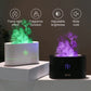 Difusor Aromatizador com Efeito Chama LED USB Umidificador de Ar 7 Cores