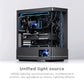 Water cooler premium com display LCD e iluminação Pro Flow